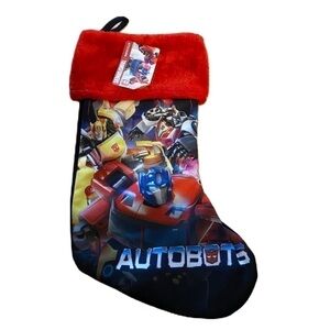 Transformers Autobots Christmas Stocking NEW Red Blue